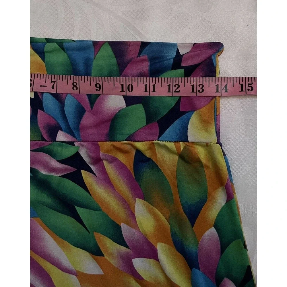 Got Style USA Women’s Maxi Skirt Strips Multicolor Stretch No Size Tag See Pics - Picture 3 of 5